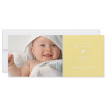 Heart • Baby Announcement invitations