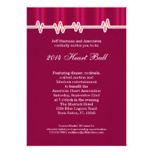 Heart Ball Fundraising Event Invitation