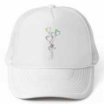 Heart Ballons hats