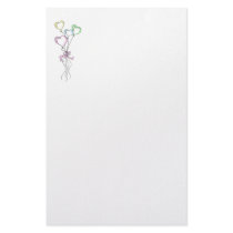 Heart Ballons stationery by CroughsCorners Heart Ballons stationery