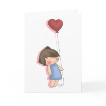 Heart Balloon cards