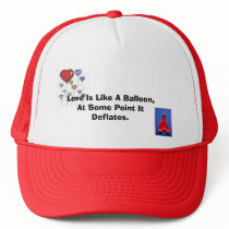 heart balloon, deflated heart balloon, Love Is ... hats by SNOOPY3112 heart balloon, deflated heart balloon, Love Is ... hats