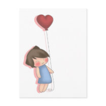 Heart Balloon postcards