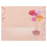 Heart balloons &amp; chocolates flyer