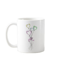 Heart Balloons mugs