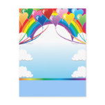 Heart Baloon Background Post Card
