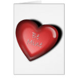 heart be mine card
