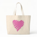 Heart Beach Bag by unscenephnomenon Heart Beach Bag
