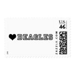 (heart) BEAGLES Postage