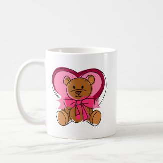 Heart Bear mug