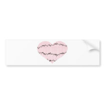Heart Beat I bumper stickers