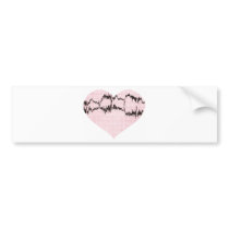 Heart Beat II bumper stickers