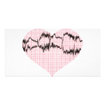 Heart Beat II Photo Greeting Card