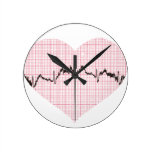 Heart Beat III Wallclocks