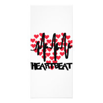 heart beat love hearts rack cards by Tomaniac heart beat love hearts rack cards