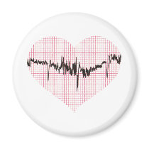 Heart Beat VI magnets by thedustyphoenix Heart Beat VI magnets