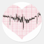Heart Beat VI Stickers