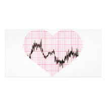 Heart Beat VIII Photo Card Template