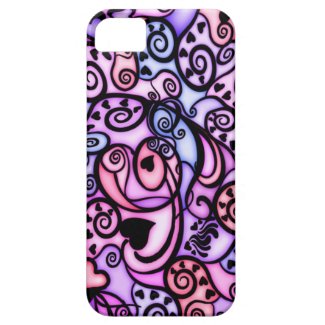 Heart Beats Singing, Stained Glass style iPhone 5 Covers