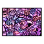 abstract, hearts, psychedelic, stained glass,