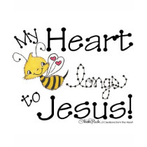 Heart Bee longs to Jesus t-shirts by creationhrt Heart Bee longs to Jesus t-shirts
