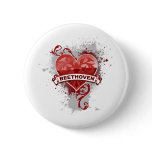 Heart Beethoven Pins