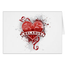 Heart Belarus Card