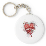 Heart Belarus Keychain