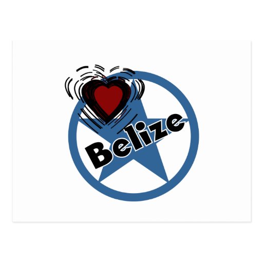 Heart Belize Postcard