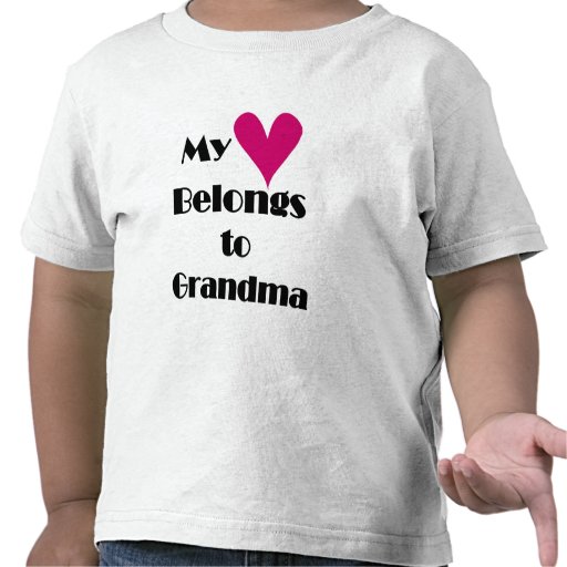Heart Belongs to Grandma T-shirts and Gifts