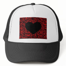 Heart Black Red hats by coolartistry Heart Black Red hats