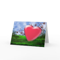 Heart Blooms card cards