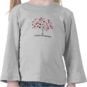 Heart Blossom Design Kid T-shirt shirt