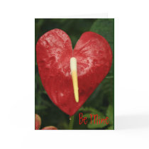 Heart Blossom Valentine Card