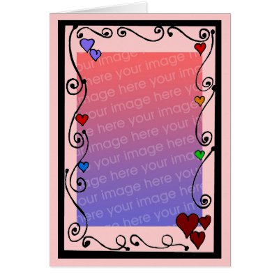 heart boarder template card by marcya7