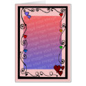 heart boarder template card by marcya7 heart boarder template card
