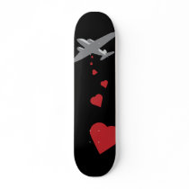 Heart Bomber - Make Love Not War Skate Deck