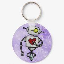 heart bot keychains
