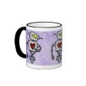 heart bot mug