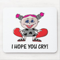heart breaker hope u cry mouse pads