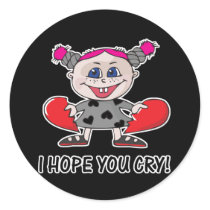 heart breaker hope u cry stickers