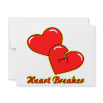Heart Breaker invitations