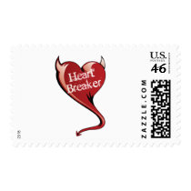 heart breaker postage stamp