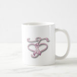 Heart Breast Cancer Awareness mugs