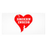 Heart Broken Inside Photo Card Template