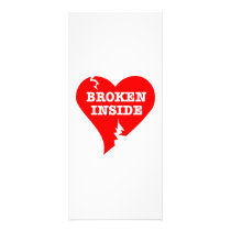 Heart Broken Inside rack cards