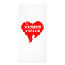 Heart Broken Inside Rack Card