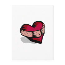 Heart (Broken) Postcard