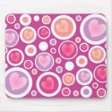 Heart Bubbles Mousepad by krddesigns Heart Bubbles Mousepad