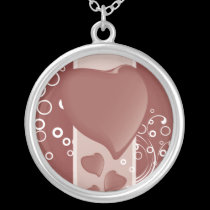 heart bubbles necklaces